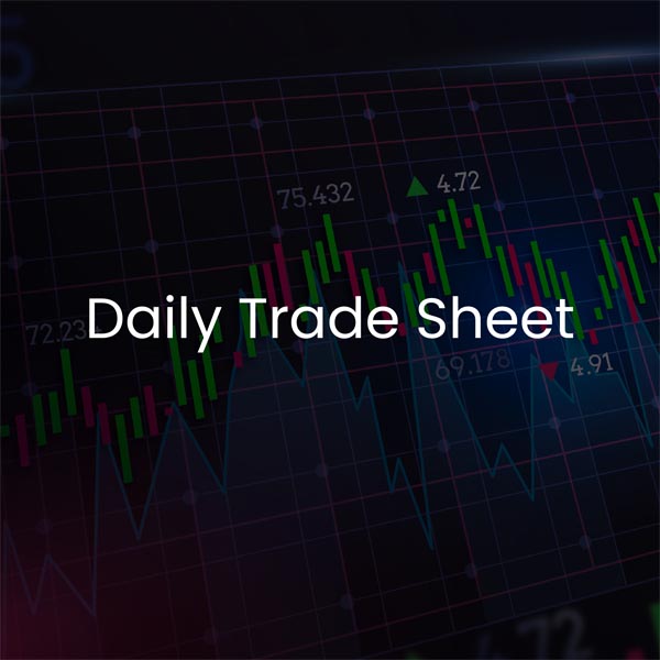 Daily Trade Sheet